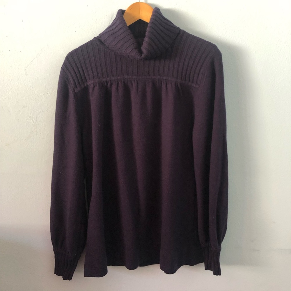 a.n.a Women's Navy Blue Cowl Neck Sweater